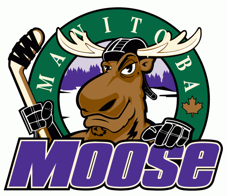 Manitoba Moose 1996 97-2000 01 Primary Logo iron on heat transfer